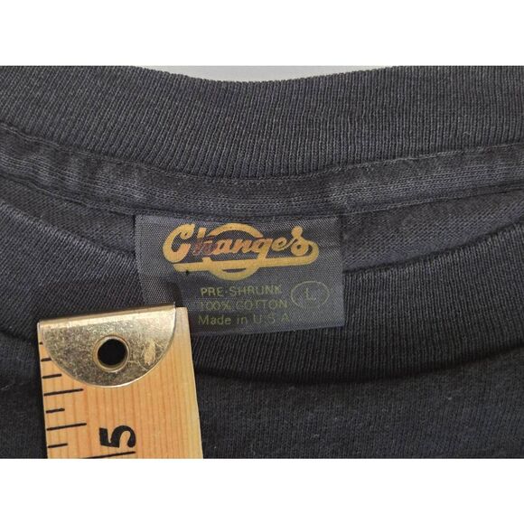 VINTAGE CALLING DICK TRACY DISNEY MOVIE T SHIRT BLACK MENS LARGE SINGLE STITCH - Picture 3 of 6